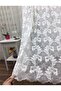 Flush Knitted Lace Tulle Curtain 200x270 Sparse Pleat 1/2