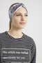 Batik Black and White, Boutique Women's Bandana Hair Band, Extra Soft, Flexible, Natural, Combed Cotton - 5
