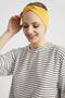 Mustard Yellow Boutique Design Women's Bandana Hair Band, Extra Soft, Flexible, Natural, Combed Cotton - 5