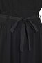 Black Contrast Piping Ribbon Woven Plus Size Dress Tbbss25Ah00231 - 7
