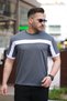 Dressify Women’S Fashion Men's Striped Detail Short Sleeve T-Shirt - 3