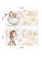 Little Fairy and Cute Swan Girl's Room Wall Sticker Set - 5