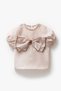Baby Girls & Kids Summer Balloon Sleeve Blouse and Shorts Bottom Top Set Eid Outfit - 3