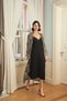 Floral Leaf and Ethnic Patterned Lace and Low-Cut Robe Set - 2