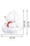 100 cm Giant Size Cute Plush Rabbit Holding Carrots in Hand - 6