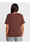 31763 100% Cotton Crew Neck T-Shirt-Light Brown - 2