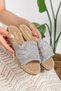 Women's Braided Soft Insole Straw Stylish Summer Home Beach Holiday Slippers