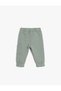 Jogger Quilted Sweatpants Tie Waist Pocket Detailed Cotton - 2