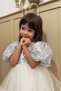 Silver Sequin Detailed Skirt Frilly Girls' Baby Girl Evening Dress - 6