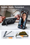 Strong Magnetic & Seamless Stand for Samsung Galaxy S25 Case, MagSafe, Slim Frosted Matte, Black - 3