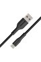كابل USB إلى USB-C، بطول 2 متر، كابل شحن متين من السيليكون من النوع C مع شحن سريع 2 أمبير - 2