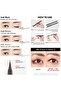 Brush Tip Matte Brown Eyeliner Reeltattoo Brush Pen Liner 02 Matt Brown - 4