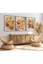 3 Piece Wooden Framed Living Room Living Room Kitchen Table Set Set3127