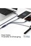 كابل شحن متعدد الأجهزة مع مخرجين USB-C PD100W، شاحن متوافق مع Apple Watch، - 5
