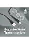 كابل USB إلى USB-C، بطول 2 متر، كابل شحن متين من السيليكون من النوع C مع شحن سريع 2 أمبير - 6