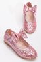 Very Stylish and Very Comfortable Insole Orthopedic Children's Daily Glittery Bow Tie Ballerinas - 2