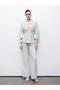 - Striped High Waist Trousers - 3