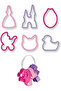 Delicia Kids Cookie Cutters for Girls – 6 Pcs, Assorted, 47.5 x 8 x 1.9 cm - 2