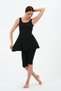 Women's Plain Lycra Tights Dress Swimsuit
