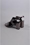Select 0117 genuine leather heel shoes (8cm) platinum - 6