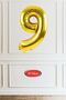 9 Years Old Gold Balloon 16 Inch Gold Number Balloon