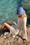 Women Spanish Sle Openwork Mini Knitwear Beach Dress Vanilla Cw25S3025 - 3