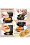 Sandwich & Burger Maker, Panini Press with Egg Rings, Timer & Non-Stick Plates – Fast & Easy Use - 2