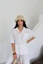 Shirred Waist Shirt Pants Set - 3