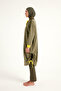 Khaki Full Covered Hijab Swimsuit with Fixing, - 6