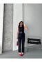 بدلة بنطلون وسترة مزدوجة مربوطة بحزام - 7