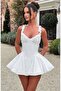 Embroidery Mini Dress