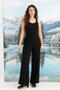 Patterned Front Button Long Sleeve 3-Piece Bottom Top Set - 6