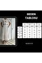 Off-White Perforated Long-Length Eyelet Embroidery Detail Dress - 6