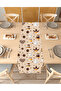 Coffee Coffee Bohemian Patterned Special Design Runner Printed Decorative Tablecloth Modern Home Decoration