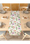Flower Bohemian Patterned Special Design Runner Digital Printed Decorative Tablecloth Modern Home Decoration