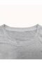 Basic T-Shirt with Leopard Pattern and Ribbon Detail - 3