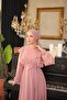 Ankanoor Shoulder Flounce Hijab Dress Anka255090 - 3