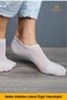 Original Women's 3 Pairs of Luxury Modal Seamless Invisible 4-Season Breathable Soft Textured Flexible All-Day Comfortable Casual Sports Shoes Sneaker Ballet Booties Socks - 3