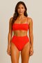Pomegranate Flower Sculptfit High Waist & Gathering & Shaping Bikini Bottom