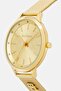Women 1782588 Iris Quartz Stainless Steel Watch, Gold - 4