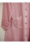 authentic, 100% Pure cotton, grinded, lycra free, long sleeved tunic with 2 pockets, lace - 6