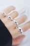 Unisex 6mm Thick 316L Stainless Steel Non-Tarnish Promise Wedding Ring - 6