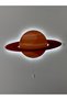 Decorative Wooden Printed Saturn Children's Room Night Light 44*22