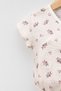 Baby Girl Summer Muslin Romper Newborn Baby Romper Socks Short Sleeve Kimono Body - 3