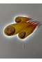 Decorative Wooden Printed Meteor Shower Children's Room Wall Night Light 32*32