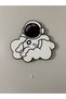 Decorative Wooden Printed Astronaut on a Cloud with Doodle Drawing Children's Room Night Light 32*30 - 4