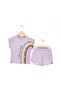 SUMMER RAINBOW PRINT SHORTS SUIT (2Y,3Y,4Y,5Y) - 2