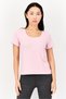 Women Sportswear Fit Short Sleeves Training T-shirt, Pink