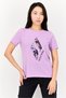 Women Sportswear Fit Short Sleeves Outdoor T-Shirt, Lilac