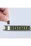 Metal Temporary Parking Number Sign – Concealable Design, Noctilucent Numerals Mt6090 - 5